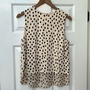 Kate spade dot print tank size small